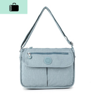 尼龙布女斜挎包简约轻便百搭多口袋单肩容量大上课上班商务公文包NEW LAKE