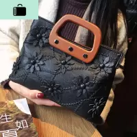 女手提包软皮韩版2020新款女包包百搭花朵包链条包时尚单肩斜挎包NEW LAKE女斜挎包