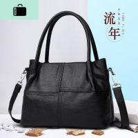 2020新款时尚软皮女包包商务单肩斜挎包背包潮流百搭手提包妈妈包NEW LAKE女斜挎包