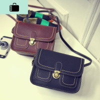 ins新款韩版小方包女士斜跨时尚女包复古单肩包斜挎包手机小包包NEW LAKE女斜挎包