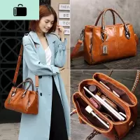 包包女2020新款皮女包复古大容量简约百搭时尚单肩斜挎包手提包NEW LAKE女斜挎包