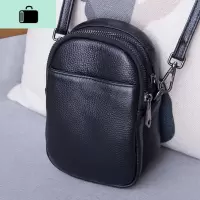 皮小包包女2020新款简约百搭软皮迷你单肩斜挎包头层牛皮手机包NEW LAKE女斜挎包