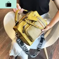 2020新款女包包韩版ins超火手工水钻斜挎包高级感多用单双肩背包NEW LAKE女斜挎包