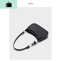 腋下包女小众设计高级感质感洋气简约复古单肩斜挎包小包包法棍包NEW LAKE女斜挎包