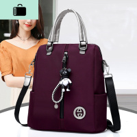 上班包包女大容量手提包牛津布韩版简约斜挎包单双肩两用大气女包NEW LAKE女斜挎包