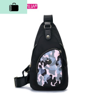 2020新款胸包女斜挎包小包单肩帆布背包女士胸前包旅行运动潮NEW LAKE
