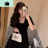 HOUGE 凯莉包二代mini2020新款春夏季网红仙女单肩斜挎包手提小包NEW LAKE女斜挎包