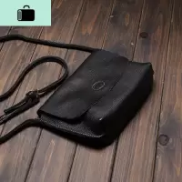 复古皮女包小方包头层牛皮简约迷你包包单肩斜挎包NEW LAKE女斜挎包