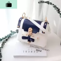 秋冬撞色小方包小众设计师个性原宿包女斜挎小包包斜挎包学生迷你NEW LAKE女斜挎包