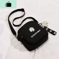 夏天防水小布包女2020新款潮网红小雏菊单肩包原宿风少女斜挎小包NEW LAKE女斜挎包
