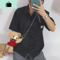 毛绒小包包女铁链小熊包网红小熊链条斜挎蹦迪包lolita卡通小包包NEW LAKE女斜挎包