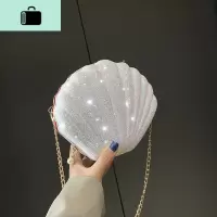 高级感包包洋气网红贝壳2019新款迷你简约仙女斜挎小包女百搭潮NEW LAKE女斜挎包