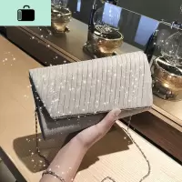 ins超火包包女2020新款韩版单肩斜挎时尚链条纯色休闲小包包女包NEW LAKE女斜挎包