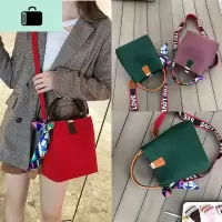 女包包2020新款潮韩版百搭时尚休闲斜挎手提包ins超火水桶单肩包NEW LAKE女斜挎包