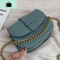 小包包2020新款潮马鞍包质感斜挎时尚网红女包韩版休闲单肩NEW LAKE女斜挎包