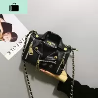 杨幂刘雯同款链条包包女新款百搭个性小包包翻领衣服包斜挎单肩包NEW LAKE女斜挎包