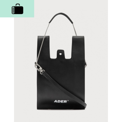 2020「ADER ERROR」购物袋斜挎小包女小众设计链条NEW LAKE 黑色女斜挎包