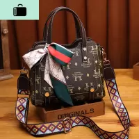 包包女2020新款时尚百搭宽肩带皮女包大容量女士牛皮斜挎手提包NEW LAKE女斜挎包
