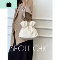 小众设计时髦女包2019新款亚克力链条单肩斜挎水桶包女NEW LAKE女斜挎包