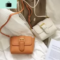 韩系chic时尚百搭小方包翻盖斜挎小包包单肩包2020春夏新款女包NEW LAKE女斜挎包