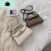 高级感包包女包新款2020单肩斜挎小包女手掌纹凯莉包女mini手提包NEW LAKE女斜挎包
