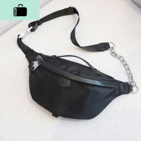 今年流行新款尼龙布休闲单肩斜挎胸包百搭时尚牛津布腰包蹦迪包女NEW LAKE女斜挎包