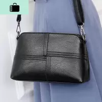 皮女包2020新款妈妈包斜挎小包时尚大气大容量单肩牛皮中年包包NEW LAKE女斜挎包