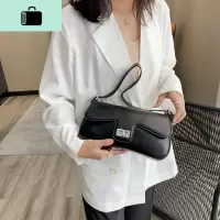 法式复古腋下包单肩包女包2020新款时尚简约百搭质感斜挎手提包包NEW LAKE女斜挎包