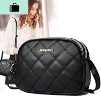 R5四季2020百搭新款时尚女包PU单肩包包斜挎女式包女包菱格NEW LAKE 绣线209AZ女斜挎包