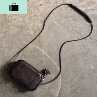 2020新款头层牛皮小包包女韩版迷你斜挎单肩小方包百搭皮手机包NEW LAKE女斜挎包