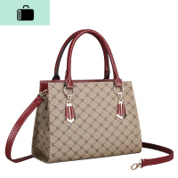 女士时尚大气手提包中年妇女包妈妈包中老年手拎包单肩斜挎大包包NEW LAKE女斜挎包