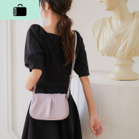 2020新款潮高级感夏季韩版上时尚褶皱云朵包女包包斜挎百搭单肩包NEW LAKE女斜挎包