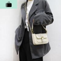 木川卡法式小众 洋气中古包法棍包腋下包2020新款女链条斜挎小包NEW LAKE女斜挎包