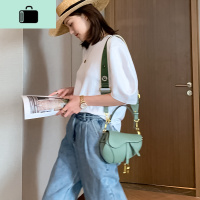 东胜质感时尚包包2020新款潮流行女包斜挎小包单肩手提宽带马鞍包NEW LAKE女斜挎包