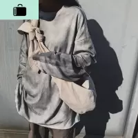 包包女韩版大容量ins慵懒风单肩帆布袋文艺打结饺子包斜跨女包潮NEW LAKE女斜挎包