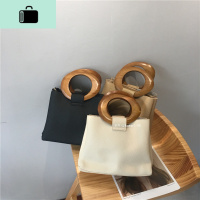 新款2020韩版木质把柄手提单肩包时尚百搭多层夏季单肩斜跨女包NEW LAKE女斜挎包