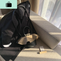 小众设计师水桶包女撞色手提包韩版斜跨单肩女包气质简约百搭NEW LAKE