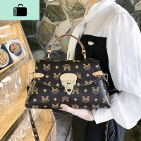 高级感包包女包新款2020春夏时尚手提包百搭斜跨洋气大容量大包潮NEW LAKE 杏色