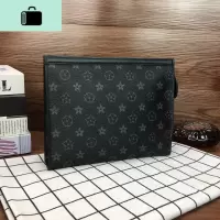 手包男女包包新款欧美男士手拿包大容量夹包社会人小伙青年小方包NEW LAKE女手包