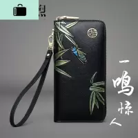 女款钱包大容量手提女式2020年皮手拿小包长款女手包新款时尚NEW LAKE 黑色