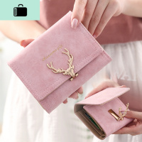 2020钱包女短款日系韩版学生可爱小清新少女心简约原创零钱包NEW LAKE