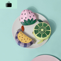 上新小包包女2020新款秋冬可爱水果零钱包单肩斜挎链条迷你包NEW LAKE