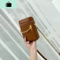 2020新款手机包单肩女士包斜跨小包复古小桶包迷你链条烟盒包NEW LAKE女斜挎包