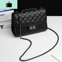 2020新款秋冬韩版ins风时尚休闲百搭单肩斜跨菱格绣线链条女包包NEW LAKE女斜挎包