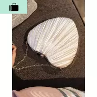 心形爱心晚宴包新款chic链条包包旗袍晚礼服包宴会伴娘贝壳手拿包NEW LAKE女斜挎包