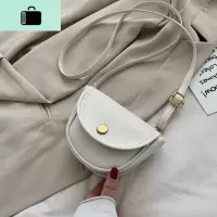 女包2020新款潮百搭洋气单肩小包少女迷你包质感斜挎包网红马鞍包NEW LAKE女斜挎包