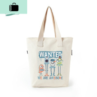 x原创 2020国潮购物袋大容量帆布斜跨包轻便手提单肩包NEW LAKE女士单肩包