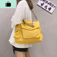 原宿风森系大容量帆布包包女2020新款时尚百搭购物袋ins超火单肩NEW LAKE女士单肩包