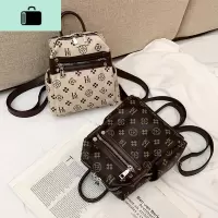 ins超火双肩包女2020新款简约质感时尚百搭上班女士背包学生书包NEW LAKE