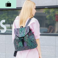 四季女士背包女2020新款时尚潮牌双肩包韩版百搭网红大容量菱格包NEW LAKE